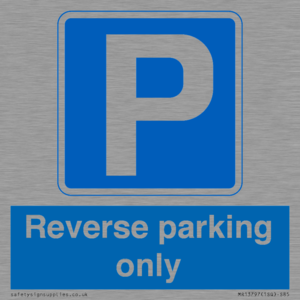 Reverse parking only